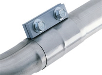 Dynaflex Tru-Seal Klamma (Flat Style) 2.75'' T-304 Rostfritt Stål Borla
